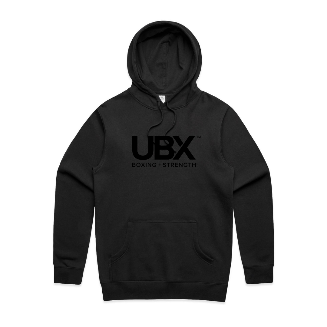 UBX Hoodie EARNED Black on Black